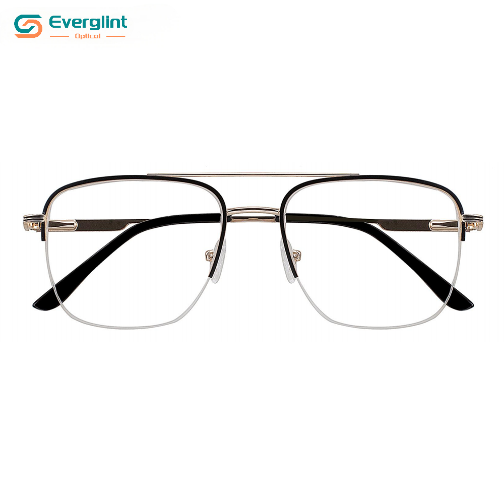 Bespoke Top Bar Rimless Metal Unisex Optical EGM15054
