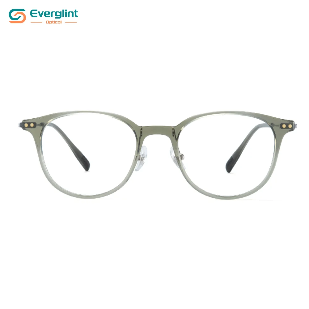 Elegant Tailored Oval Titanium Temple Optical EGM15137
