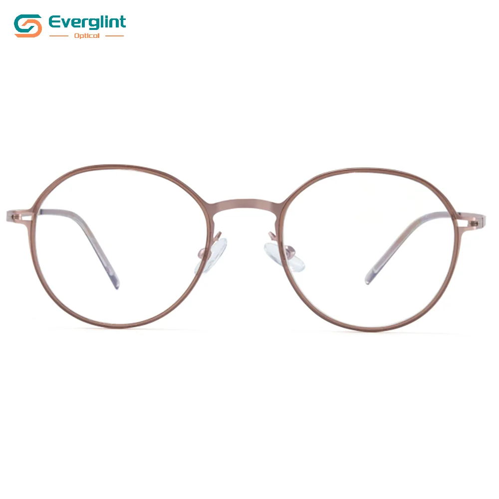  Trendy Thin Metal Front Titanium Temple Optical EGM15130