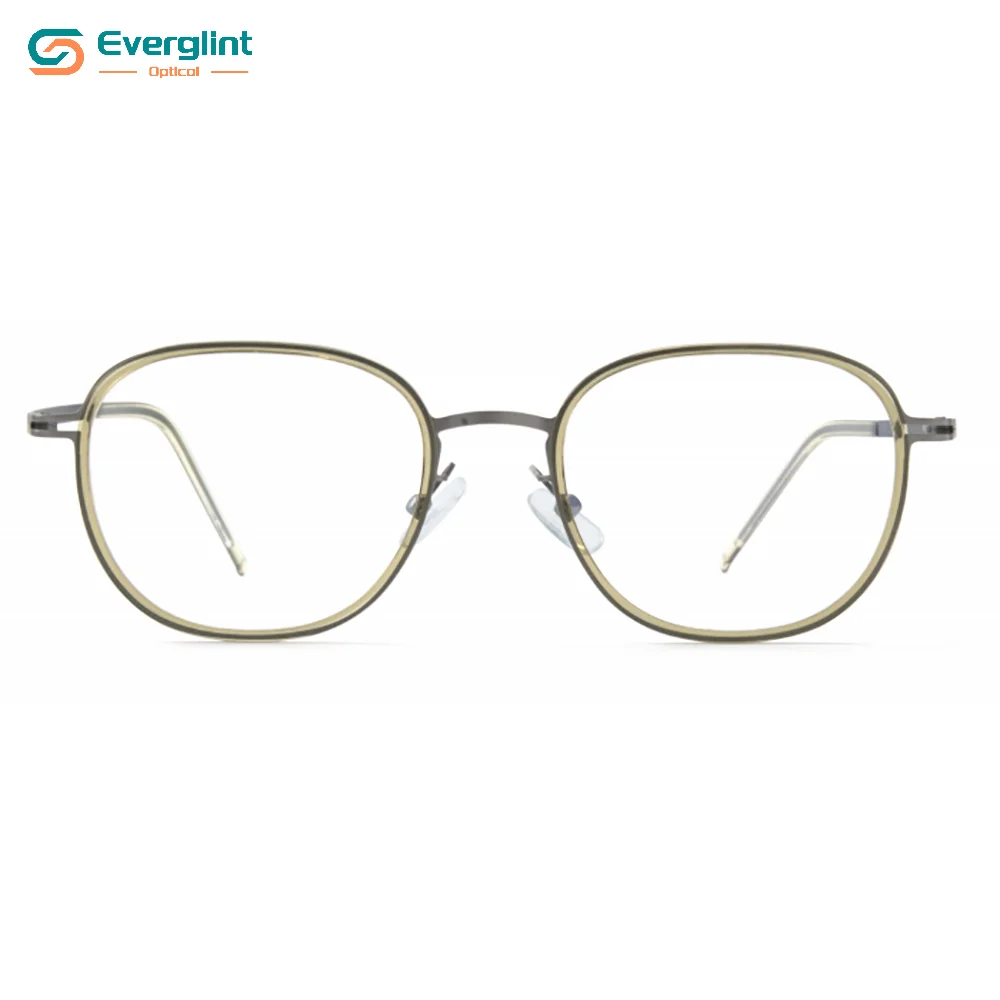 Tailored Oval Titanium Temple Optical EGM15127