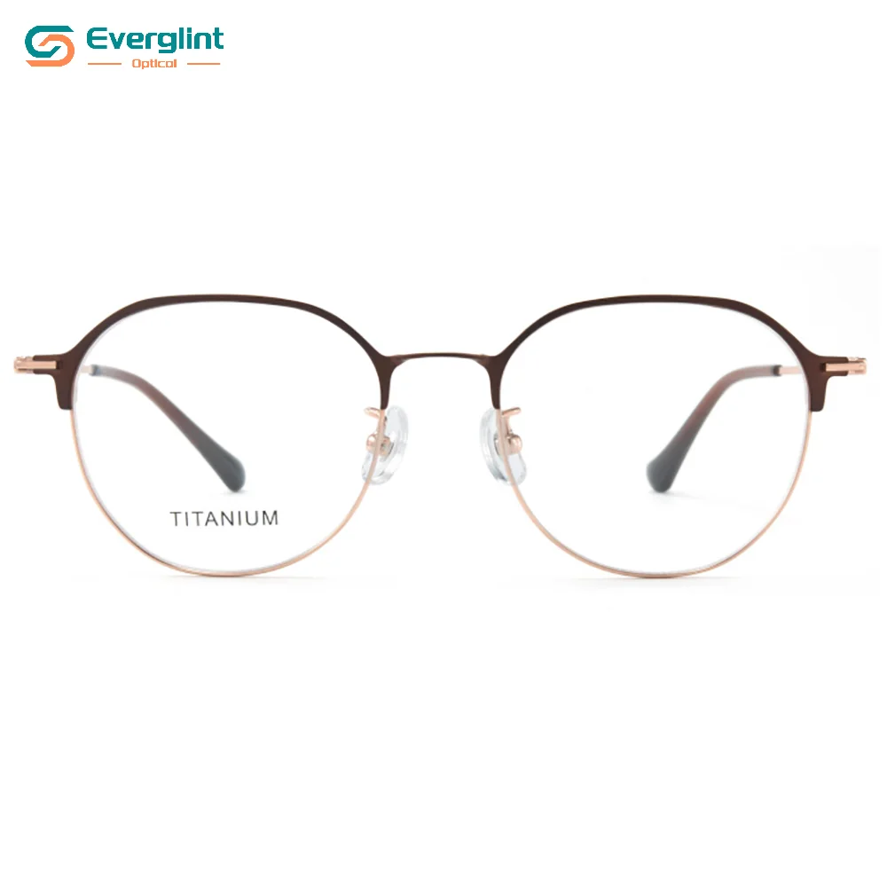 Elegant Two-tone Tailored Titanium Temple Optical EGM15125