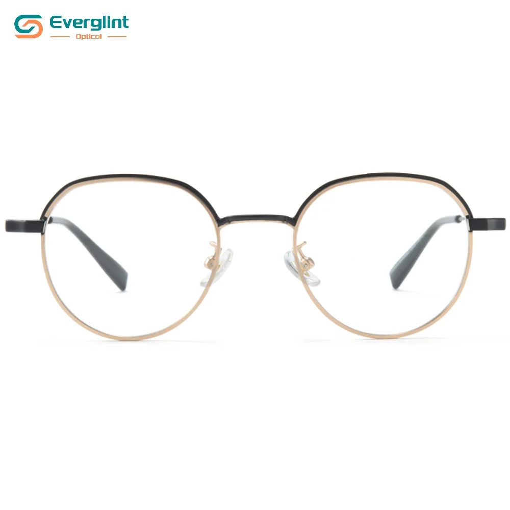 Classic Two-tone Tailored Titanium Temple Optical EGM15124