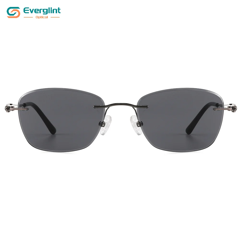Modern Unisex Rimless Metal Sunglasses EGS15102