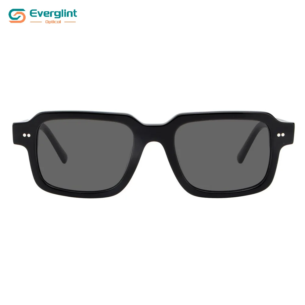 Trendy Square Unisex Acetate Sunglasses EGS15091 