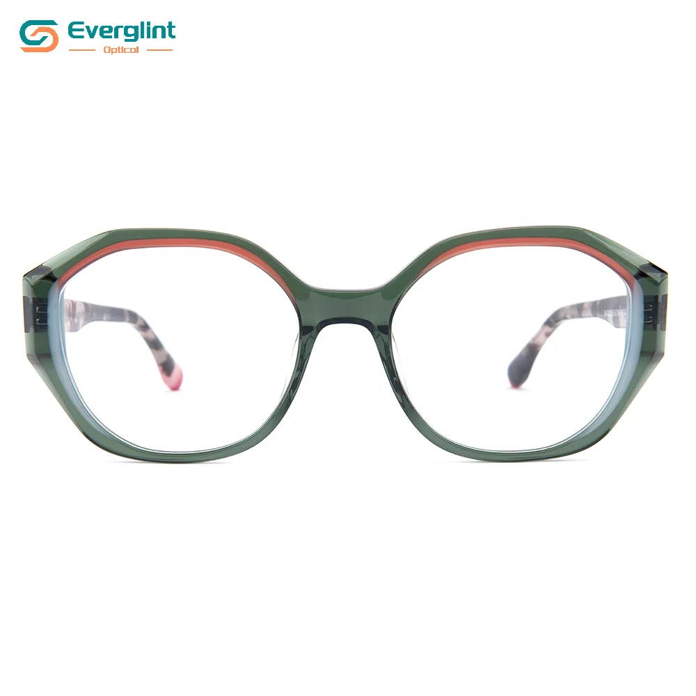 Superior Trendy Lamination Acetate Female Optical EGA15049