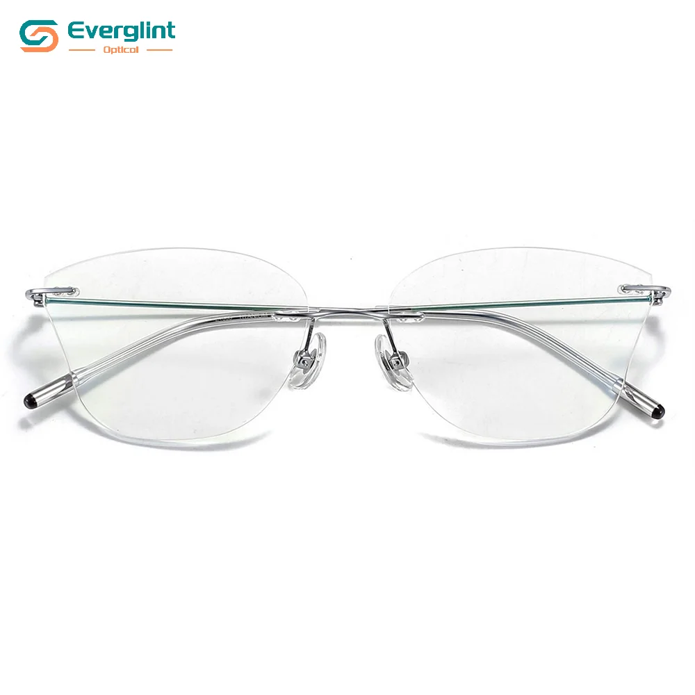 Rimless Elegant Titanium EGM18173