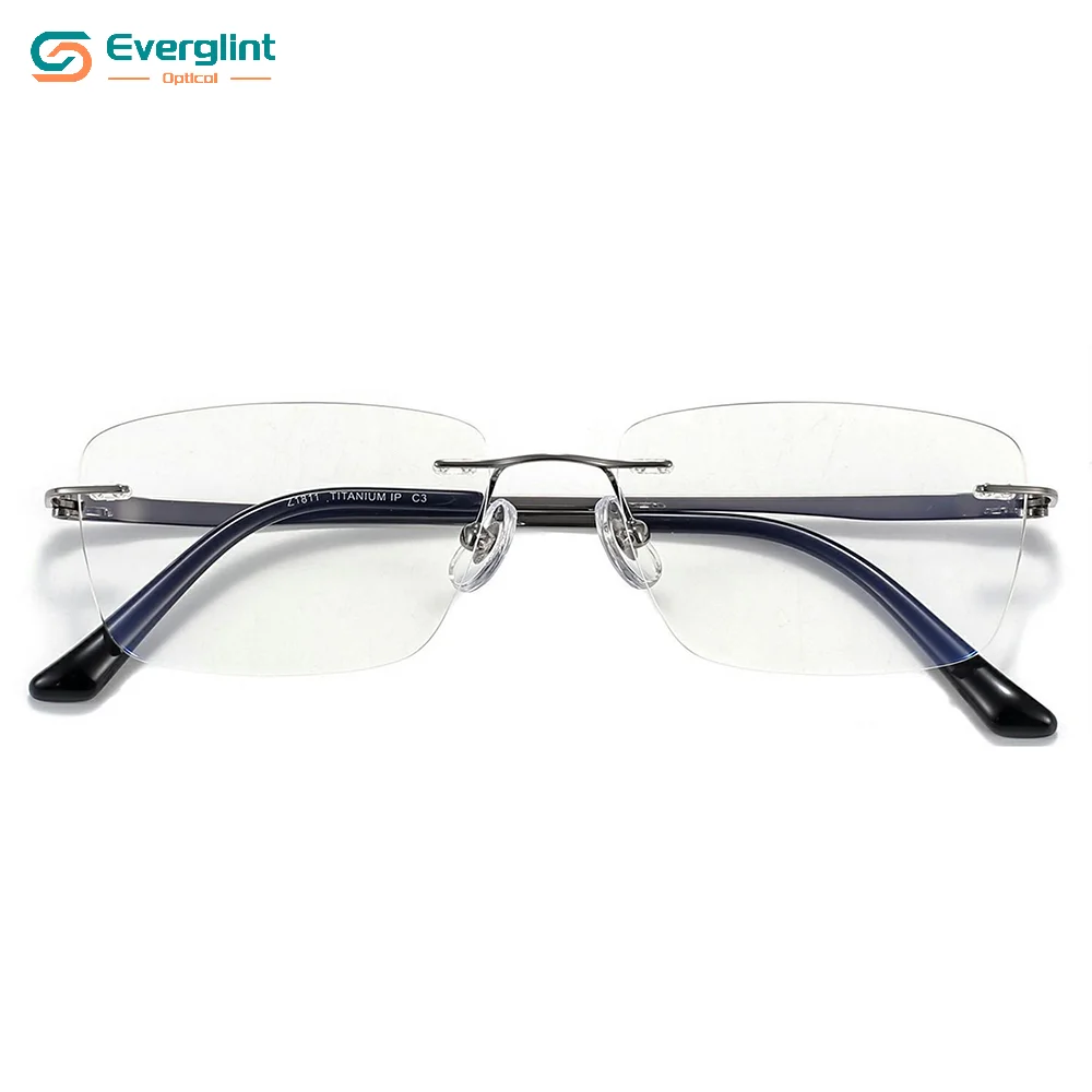 Rimless Elegant Titanium EGM18174