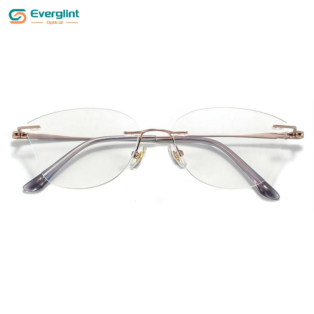 Rimless Elegant Titanium EGM18176