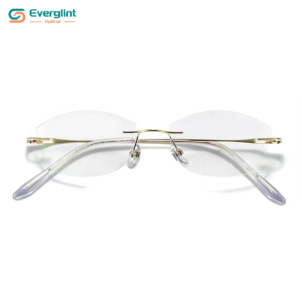 Rimless Elegant Titanium EGM18186