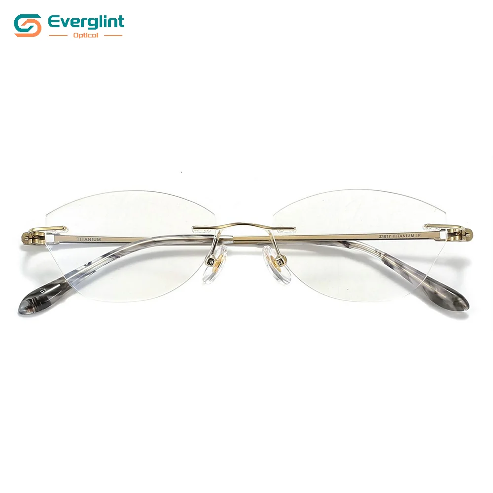 Rimless Elegant Titanium EGM18178