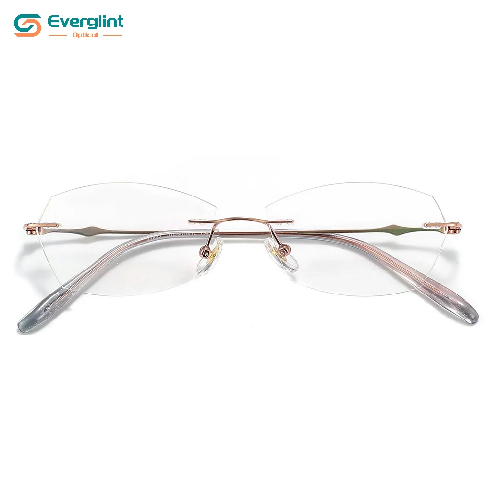 Rimless Elegant Titanium EGM18172