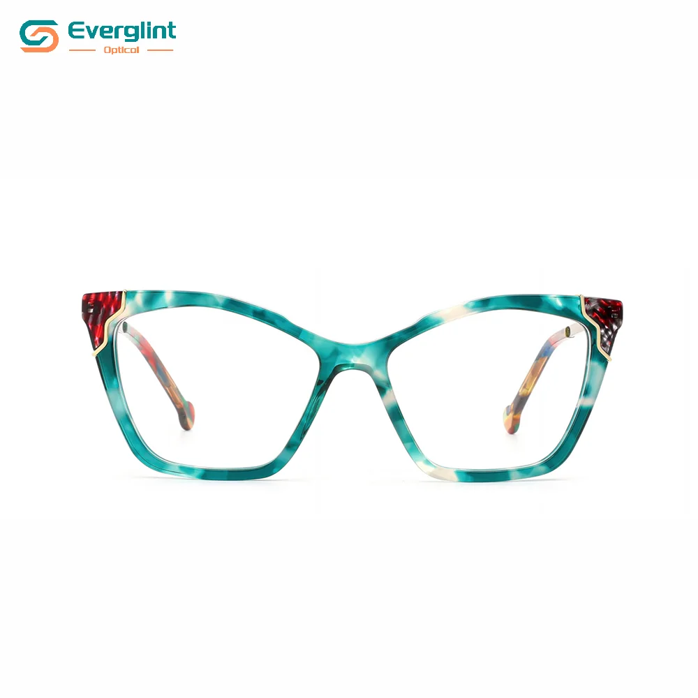 Stylish  Lamination Acetate Unisex Optical EG17215