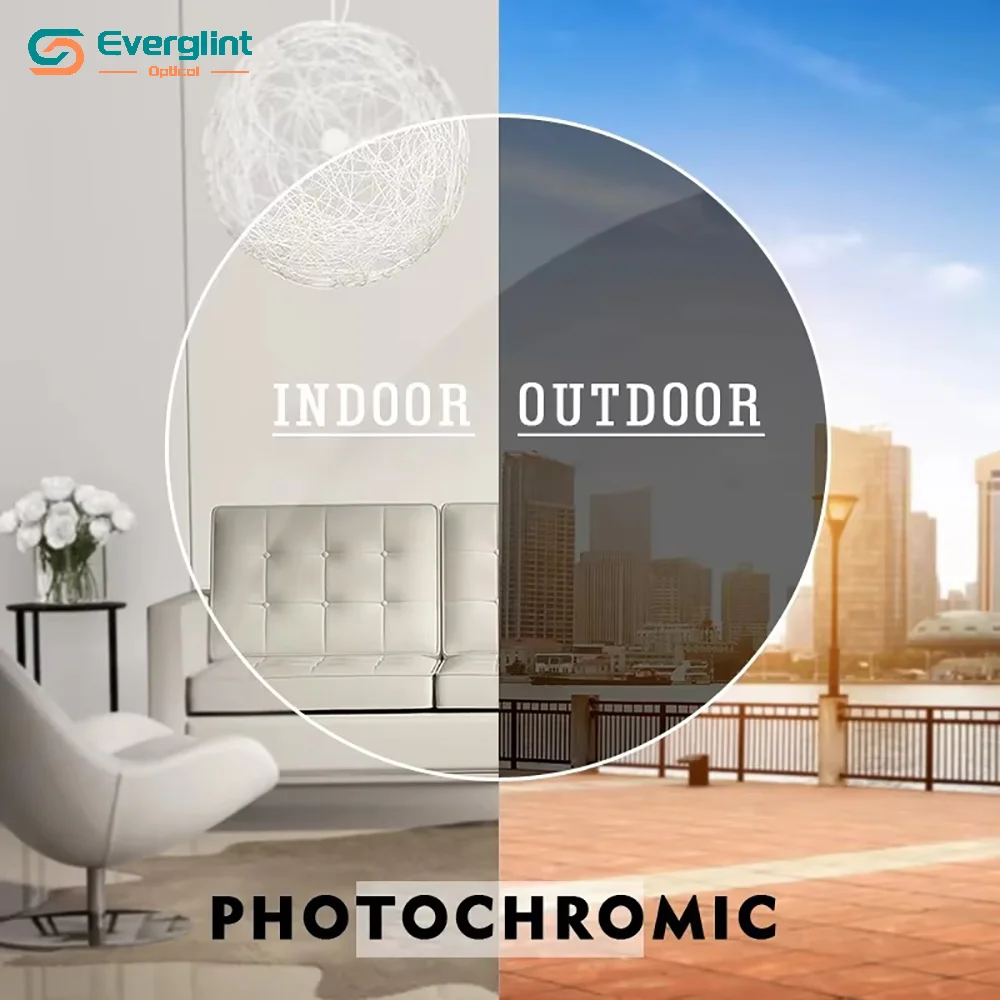 Photochromic CR-39 Resin Aspheric Myopia