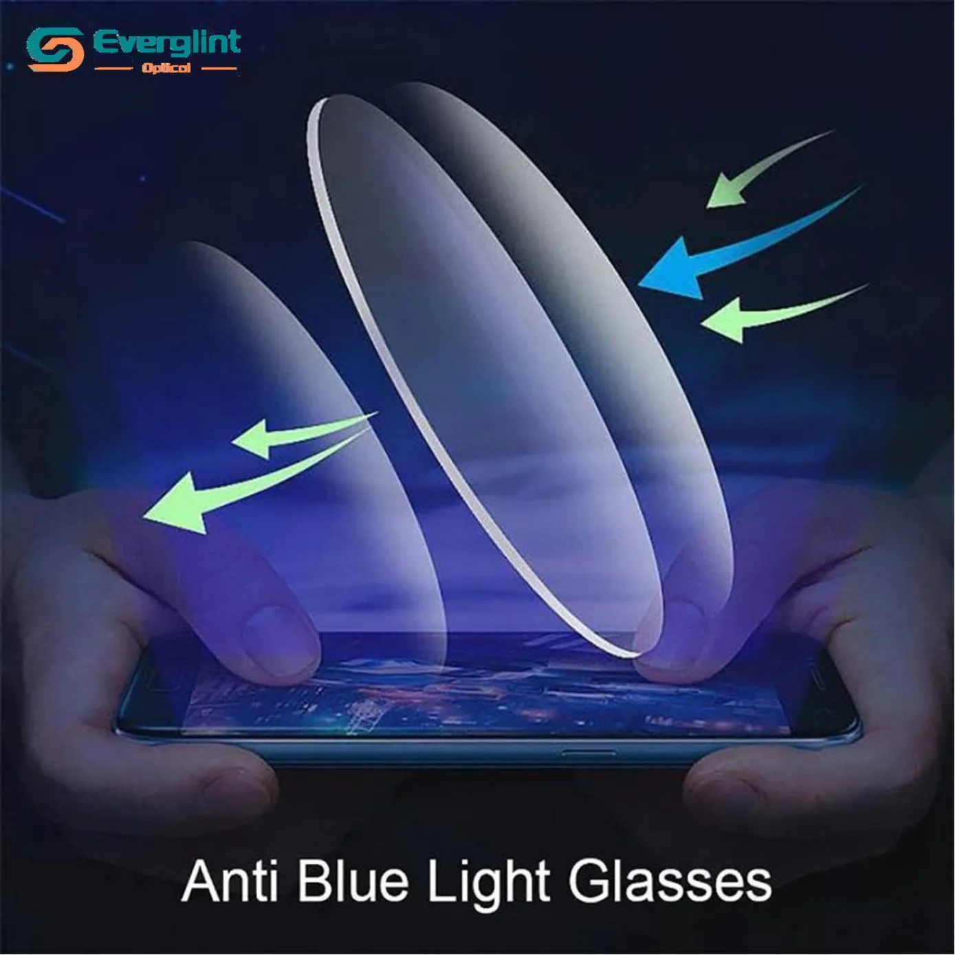 Anti Blue Rays Lightweight& Blocks Harmful Rays | UV Protection Specs Lens