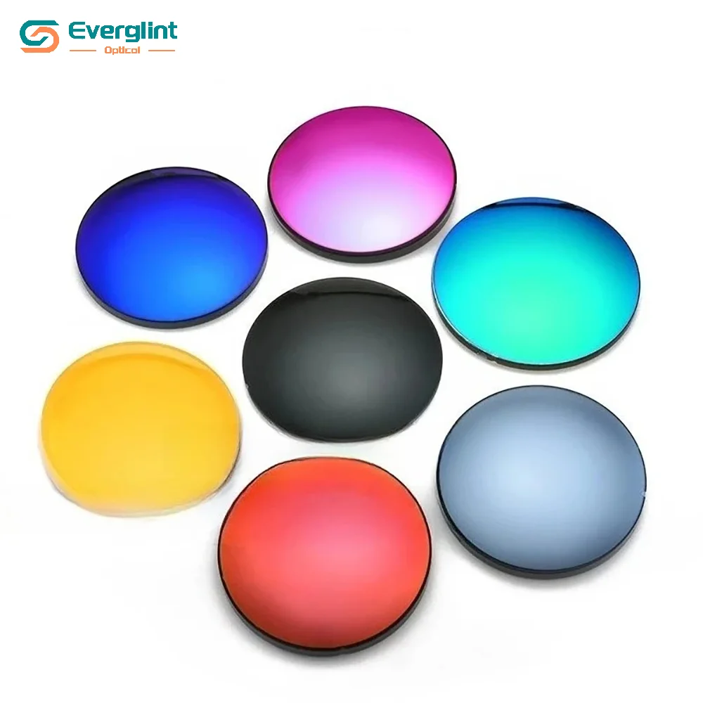 Polarized Lens Sunglasses Lens UV400 Optical Violators CR-39 Resin Colorful Mirror Lens 