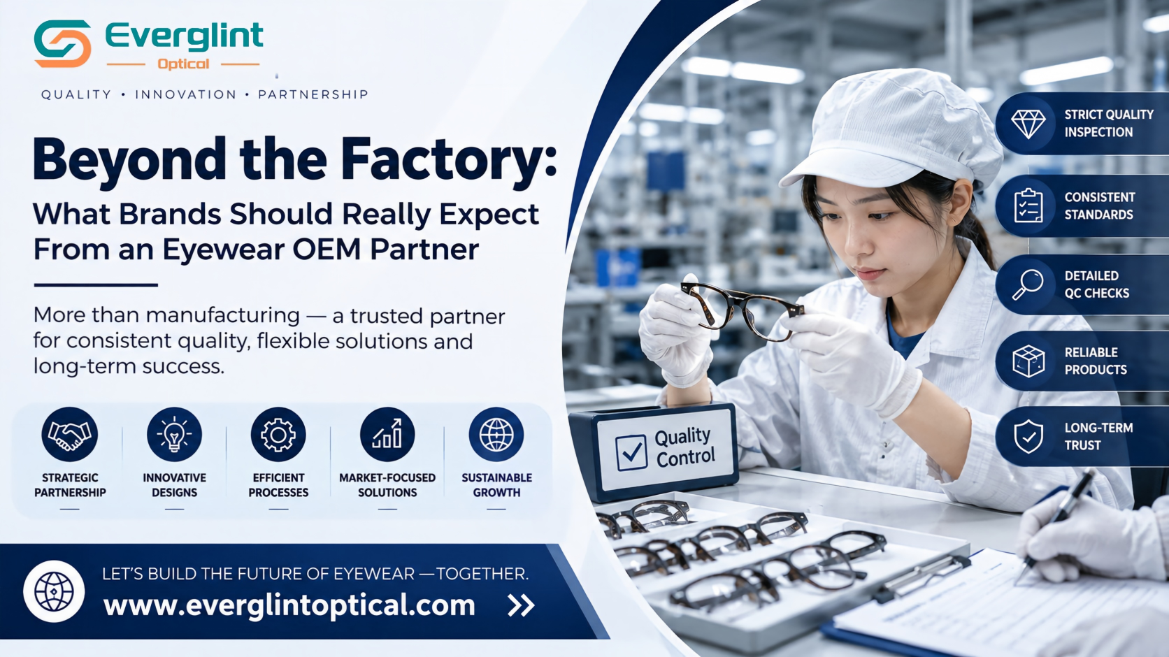 Beyond the Factory: What Brands Should Really Expect From an Eyewear OEM Partner